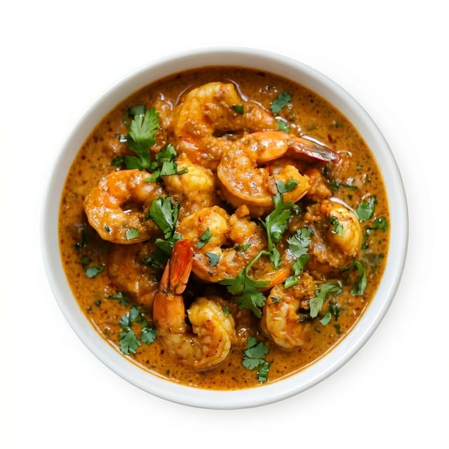 Shrimp Jalfrezi.
