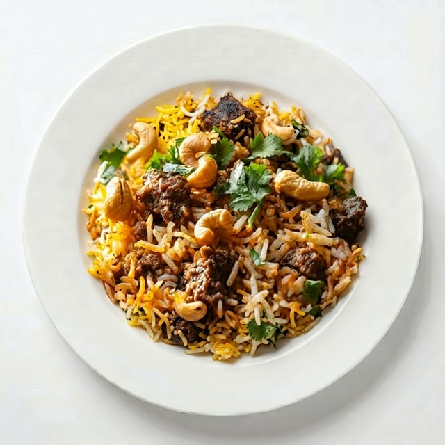 Goat Biryani.
